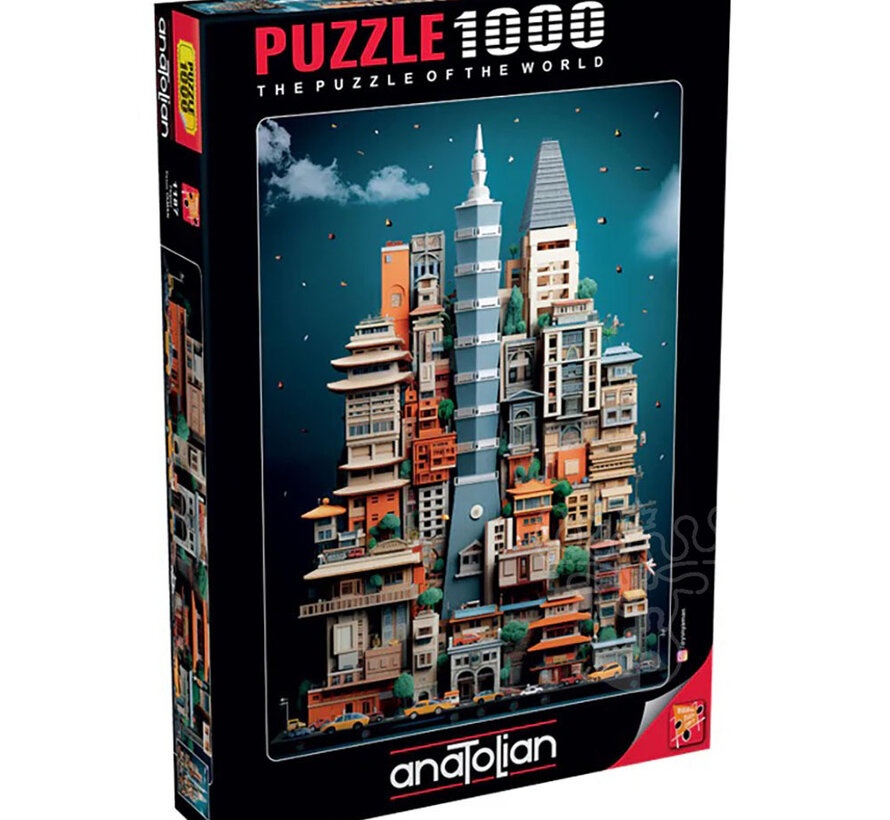 FINAL SALE Anatolian Taipei Puzzle 1000pcs