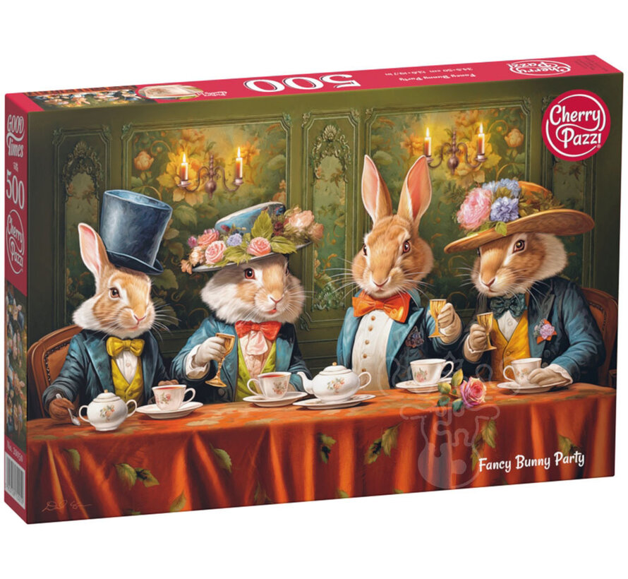 CherryPazzi Fancy Bunny Party Puzzle 500pcs