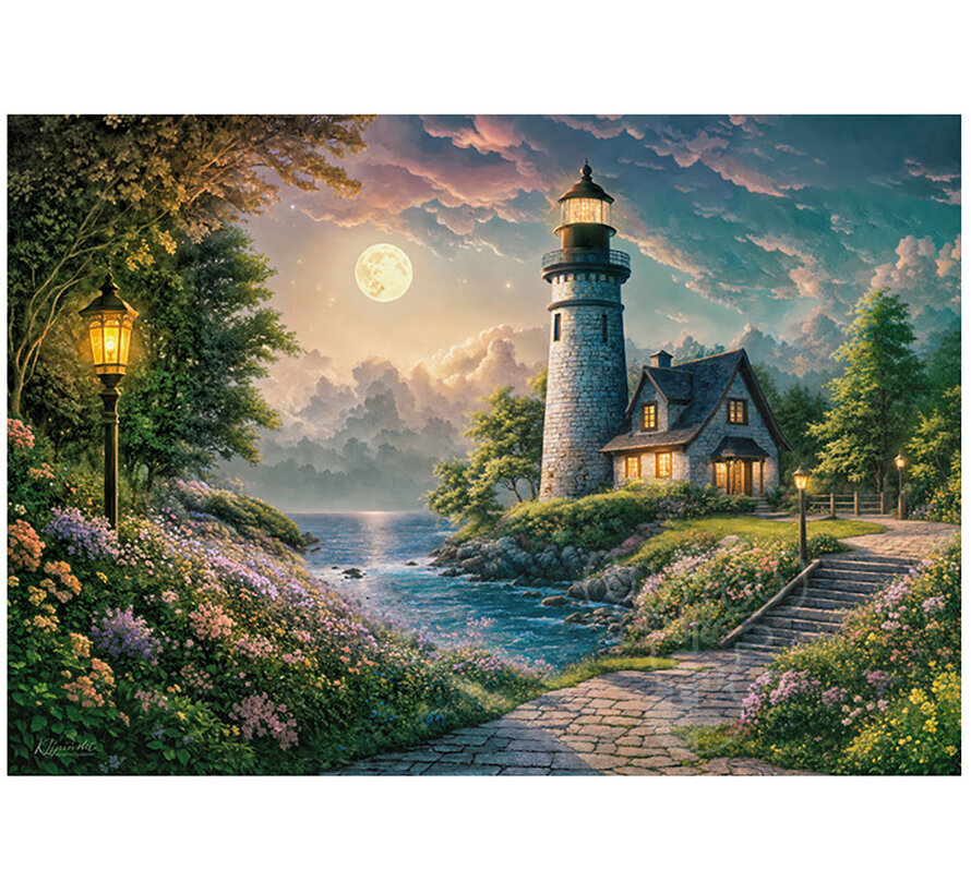 CherryPazzi Moonlight Lighthouse Puzzle 500pcs