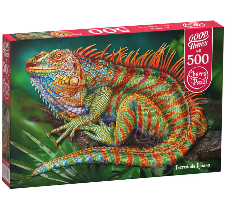 CherryPazzi Incredible Iguana Puzzle 500pcs
