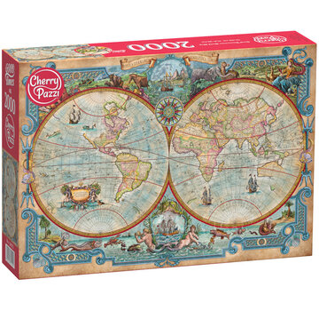 CherryPazzi CherryPazzi Great Discoveries World Map Puzzle 2000pcs