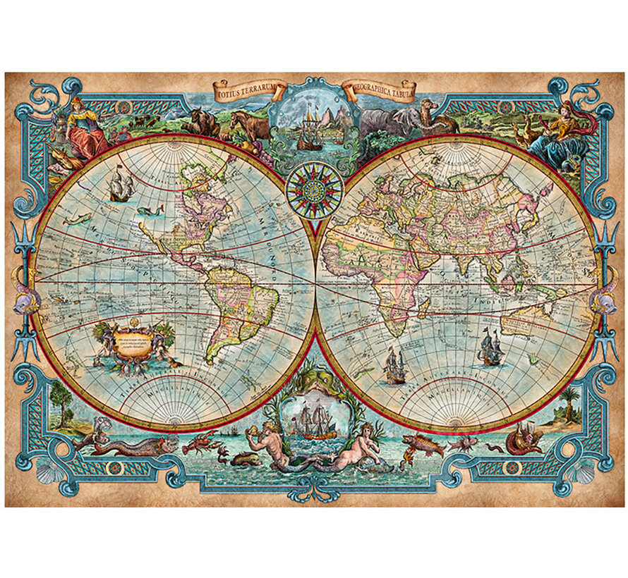 CherryPazzi Great Discoveries World Map Puzzle 2000pcs