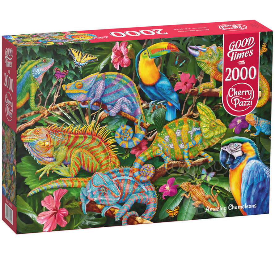 CherryPazzi Amazing Chameleons Puzzle 2000pcs