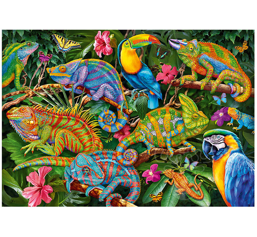 CherryPazzi Amazing Chameleons Puzzle 2000pcs