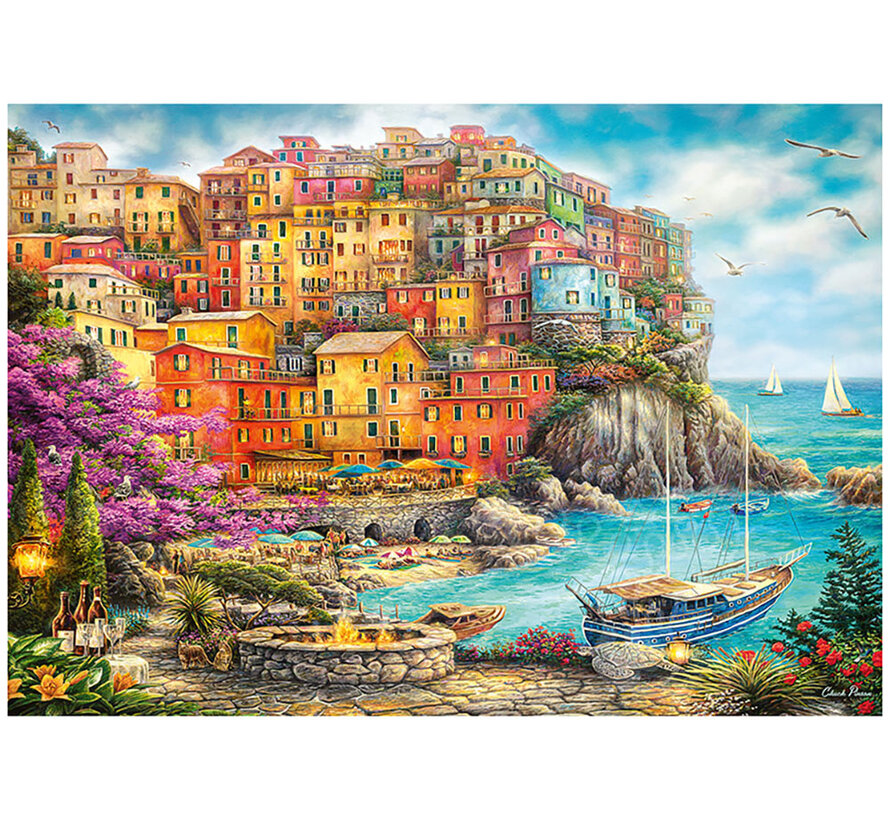 CherryPazzi A Beautiful Day at Cinque Terre Puzzle 2000pcs