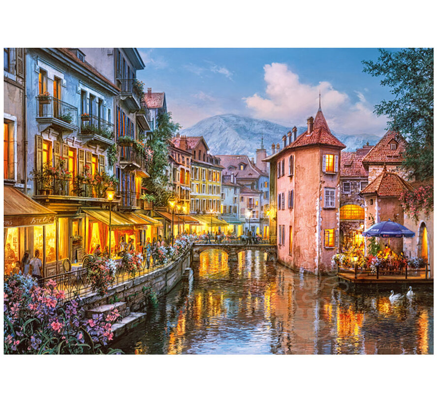 CherryPazzi Evening in Annecy Puzzle 1000pcs