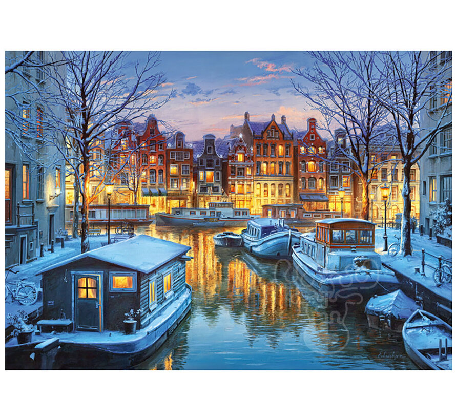 CherryPazzi Amsterdam at Night Puzzle 1000pcs