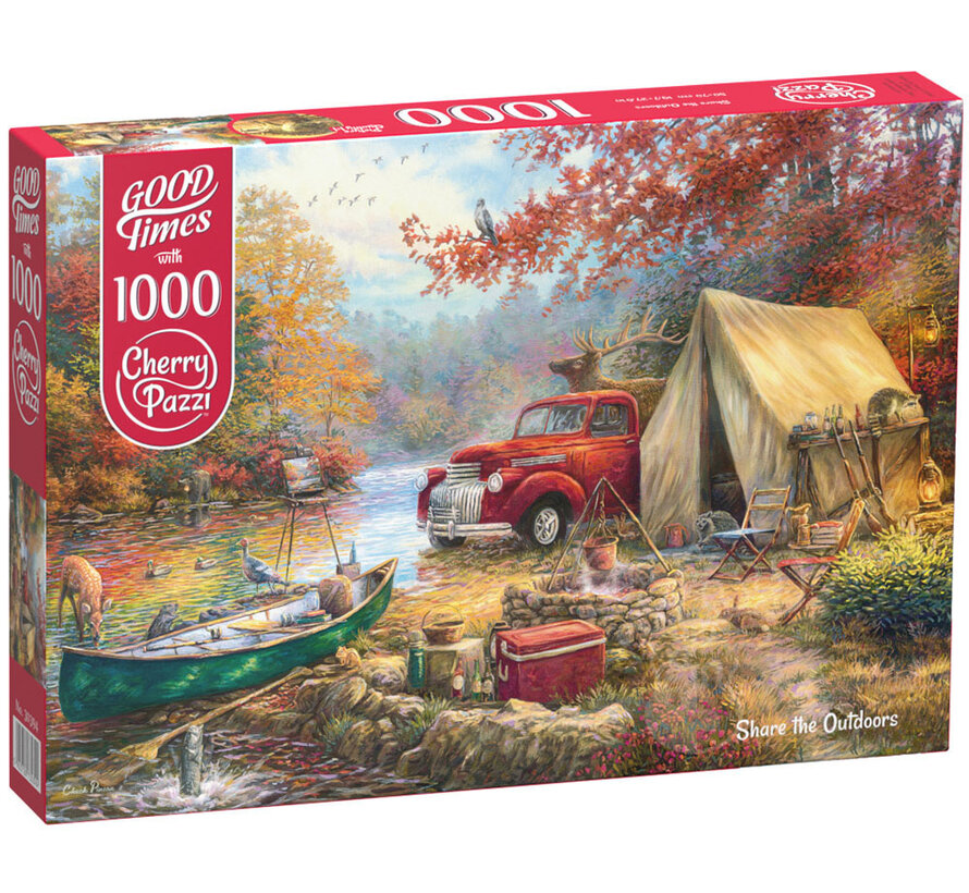 CherryPazzi Share the Outdoors Puzzle 1000pcs