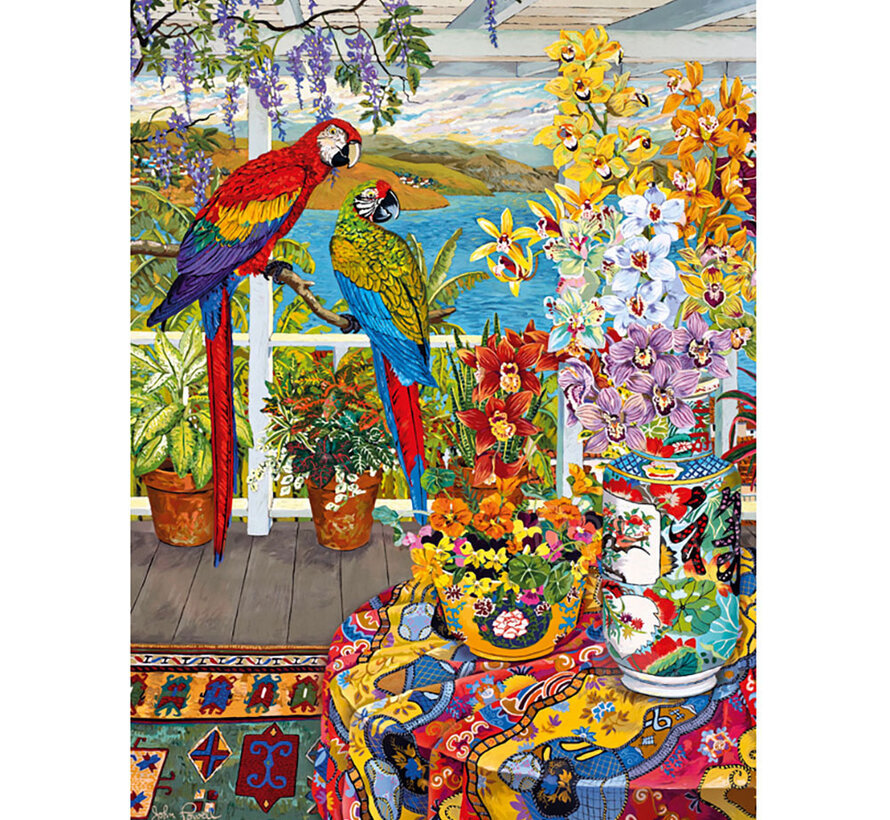 CherryPazzi Parrots on the Veranda Puzzle 1000pcs