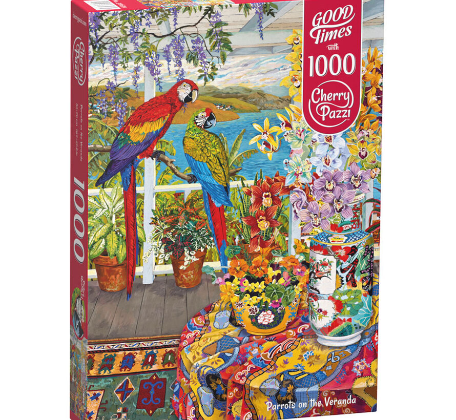 CherryPazzi Parrots on the Veranda Puzzle 1000pcs