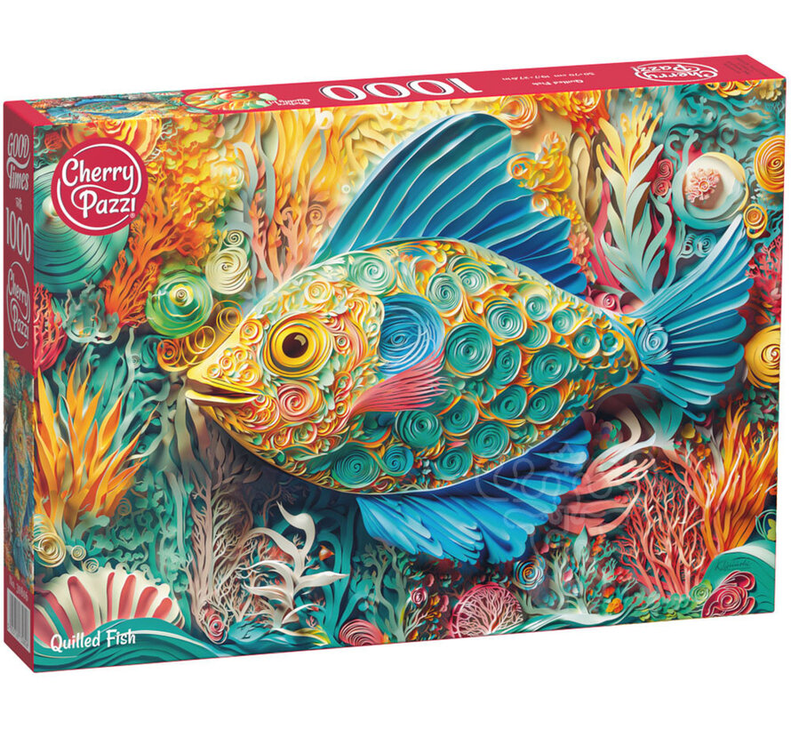 CherryPazzi Quilled Fish Puzzle 1000pcs