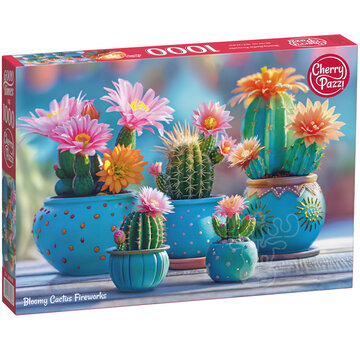 CherryPazzi CherryPazzi Bloomy Cactus Fireworks Puzzle 1000pcs