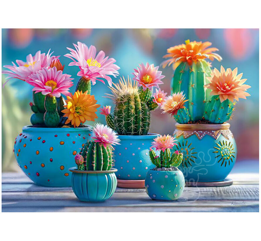 CherryPazzi Bloomy Cactus Fireworks Puzzle 1000pcs