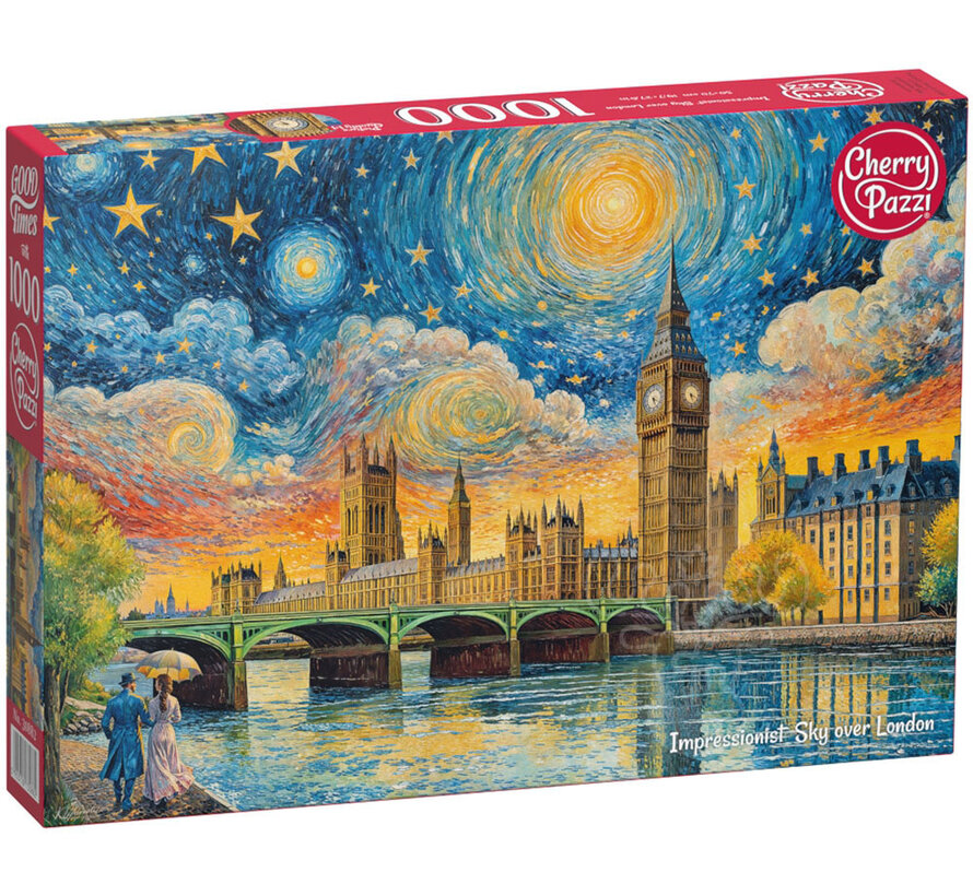 CherryPazzi Impressionist Sky over London Puzzle 1000pcs