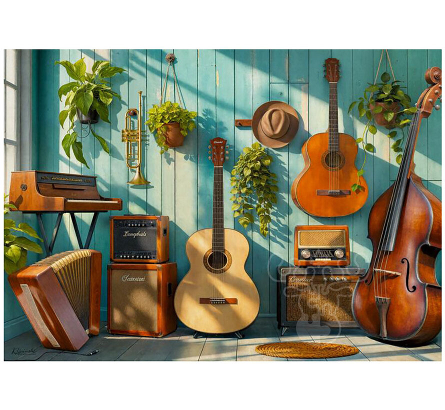 CherryPazzi Garage Tunes Puzzle 1000pcs