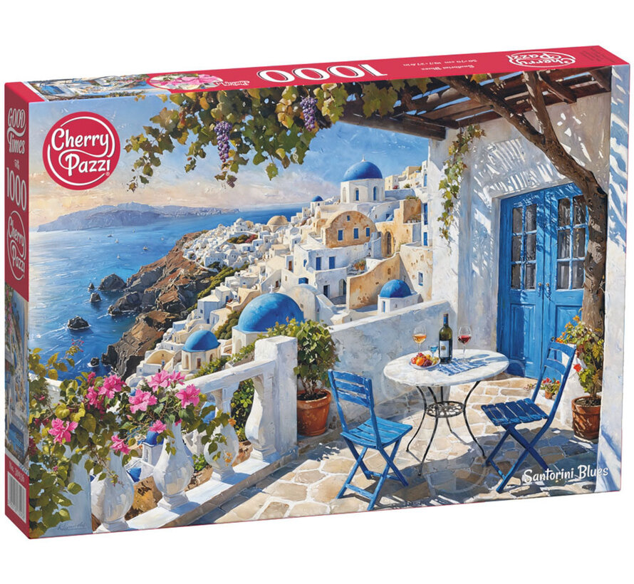CherryPazzi Santorini Blues Puzzle 1000pcs