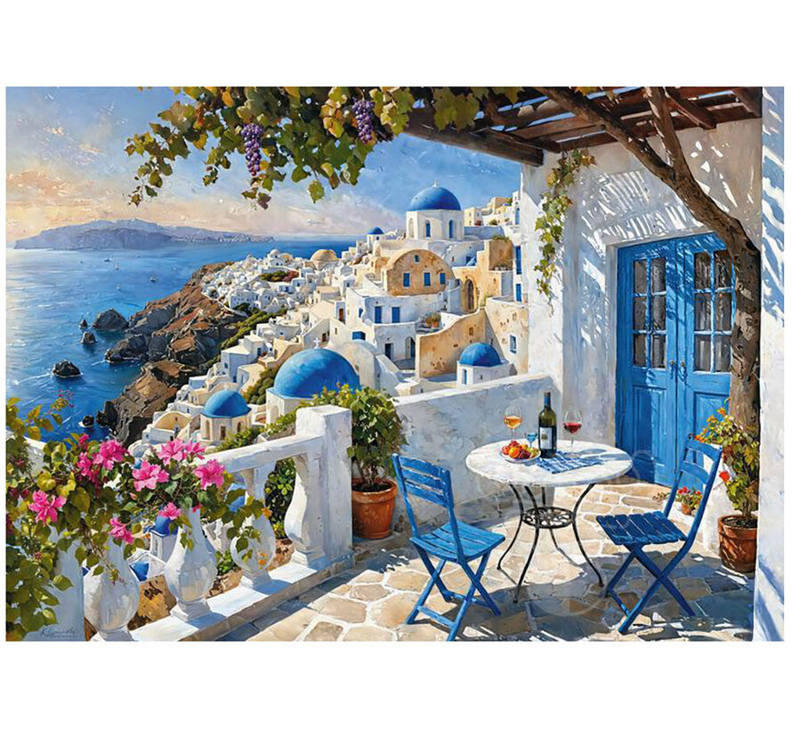 CherryPazzi Santorini Blues Puzzle 1000pcs