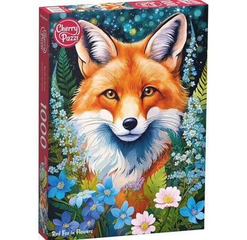 CherryPazzi CherryPazzi Red Fox in Flowers Puzzle 1000pcs