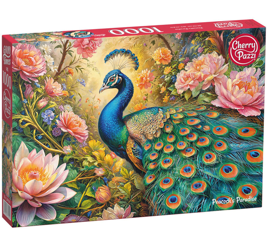 CherryPazzi Peacock's Paradise Puzzle 1000pcs