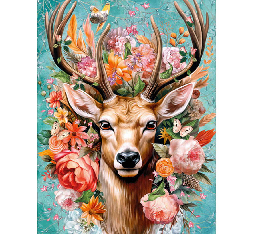 CherryPazzi Flower Deer Puzzle 1000pcs