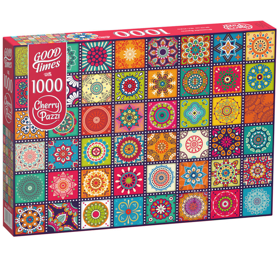 CherryPazzi Ornamental Squares Puzzle 1000pcs