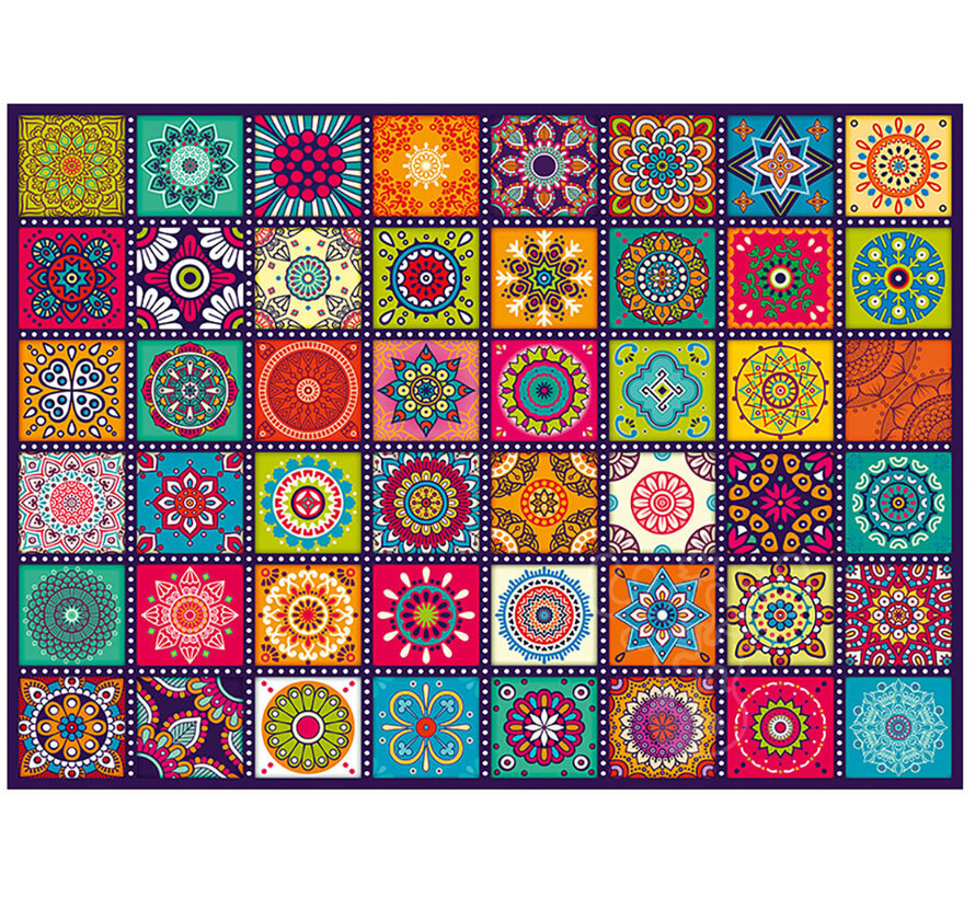 CherryPazzi Ornamental Squares Puzzle 1000pcs