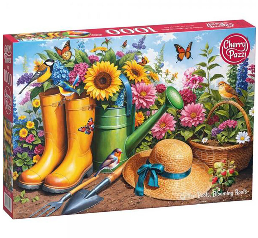 CherryPazzi Golden Boots, Blooming Roots Puzzle 1000pcs