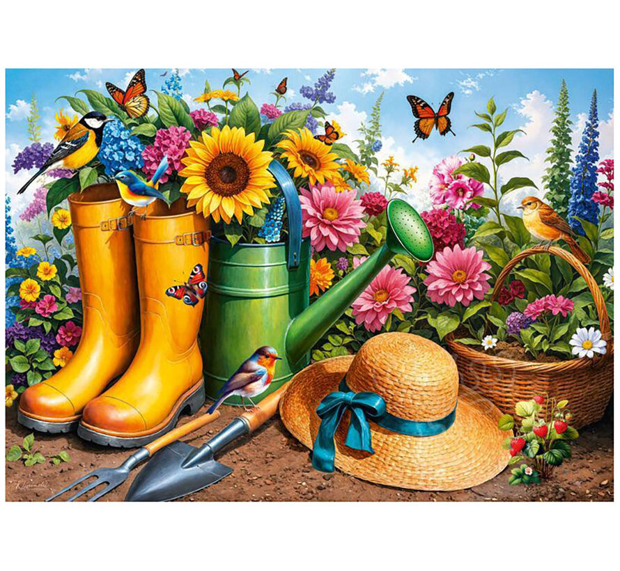 CherryPazzi Golden Boots, Blooming Roots Puzzle 1000pcs