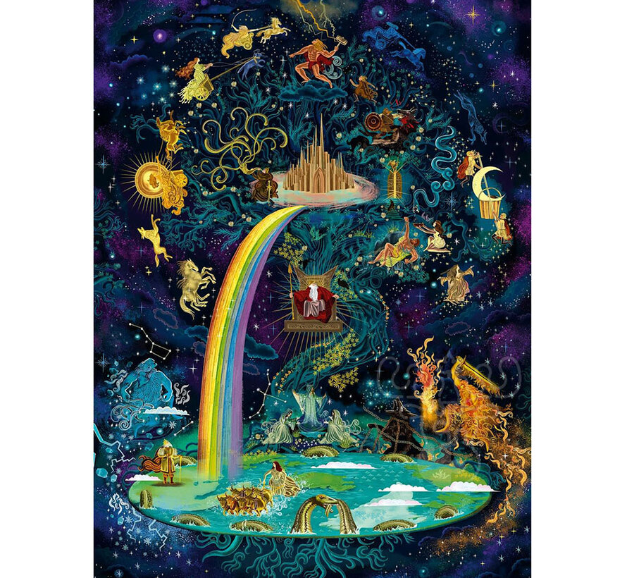 Laurence King The World of Norse Mythology Puzzle 1000pcs