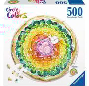 Ravensburger Ravensburger Circle of Colors: Pizza Round Puzzle 500pcs - Import