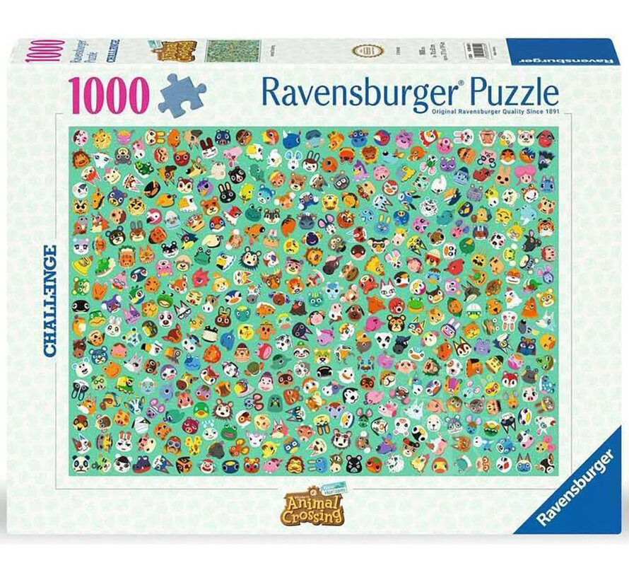 Ravensburger Animal Crossing Challenge Puzzle 1000pcs