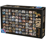 Roovi/D-Toys FINAL SALE Roovi/D-Toys Collage - Animal Faces Owls Puzzle 1000pcs