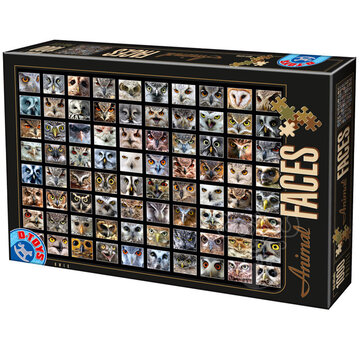 Roovi/D-Toys Roovi/D-Toys Collage - Animal Faces Owls Puzzle 1000pcs