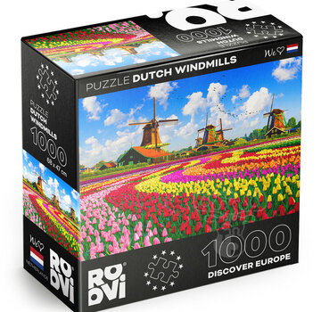 Roovi/D-Toys Roovi/D-Toys Dutch Windmills, Netherlands Puzzle 1000pcs