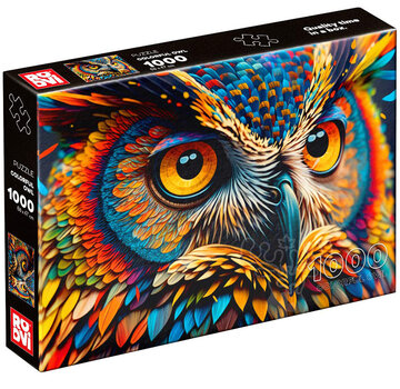 Roovi/D-Toys Roovi/D-Toys Colorful Owl Puzzle 1000pcs