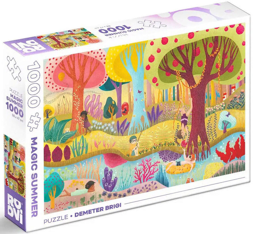 Roovi/D-Toys Magic Forest, Summer Puzzle 1000pcs