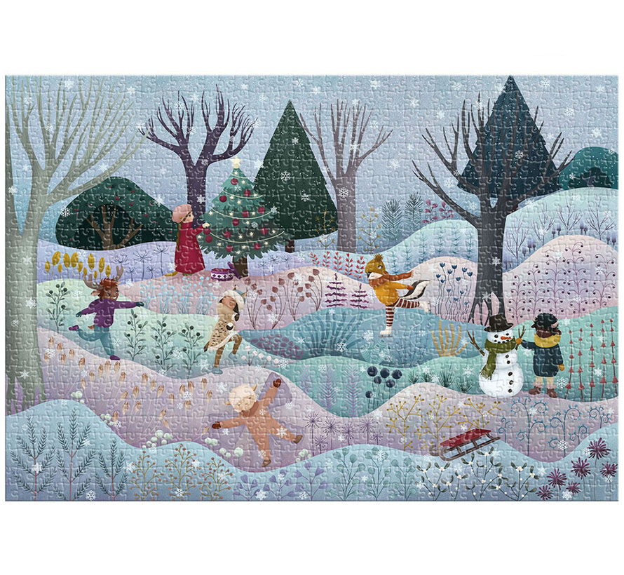 Roovi/D-Toys Magic Forest, Winter Puzzle 1000pcs