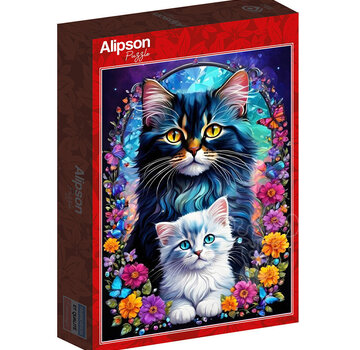 Alipson Puzzle Alipson Cats - Maternal Love Collection Puzzle 1000pcs