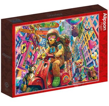 Alipson Puzzle Alipson Teddy on the Go Puzzle 1000pcs