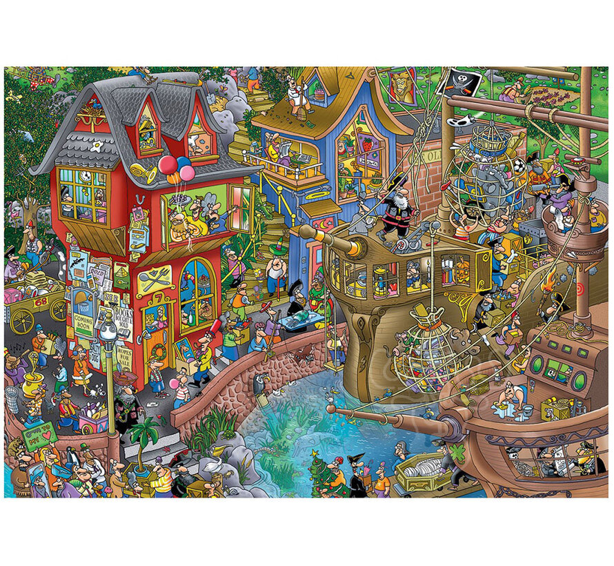 Alipson Steve Skelton - Port of Pontcheffs Puzzle 1000pcs