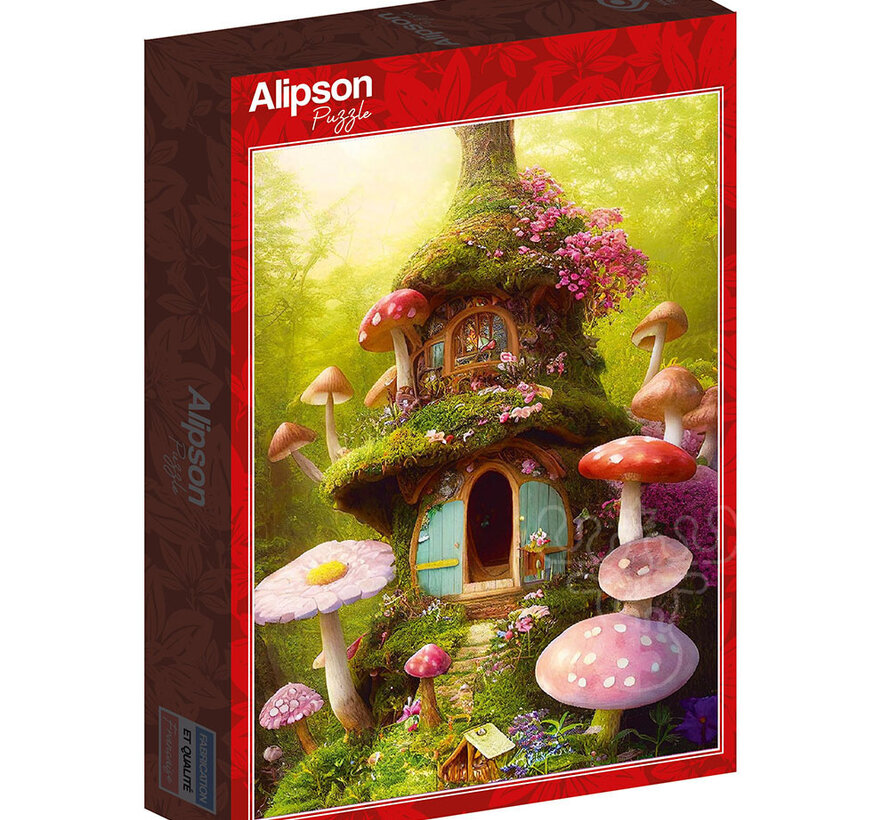Alipson Mushroom House (Maison champignons)Puzzle 1000pcs