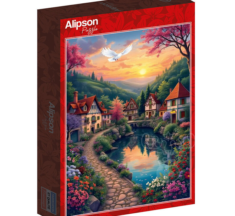 Alipson Le village au bord de l'eau (The Village by the Lake) 500pcs