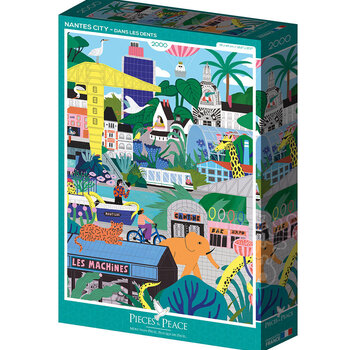Pieces & Peace Pieces & Peace Nantes City Puzzle 2000pcs