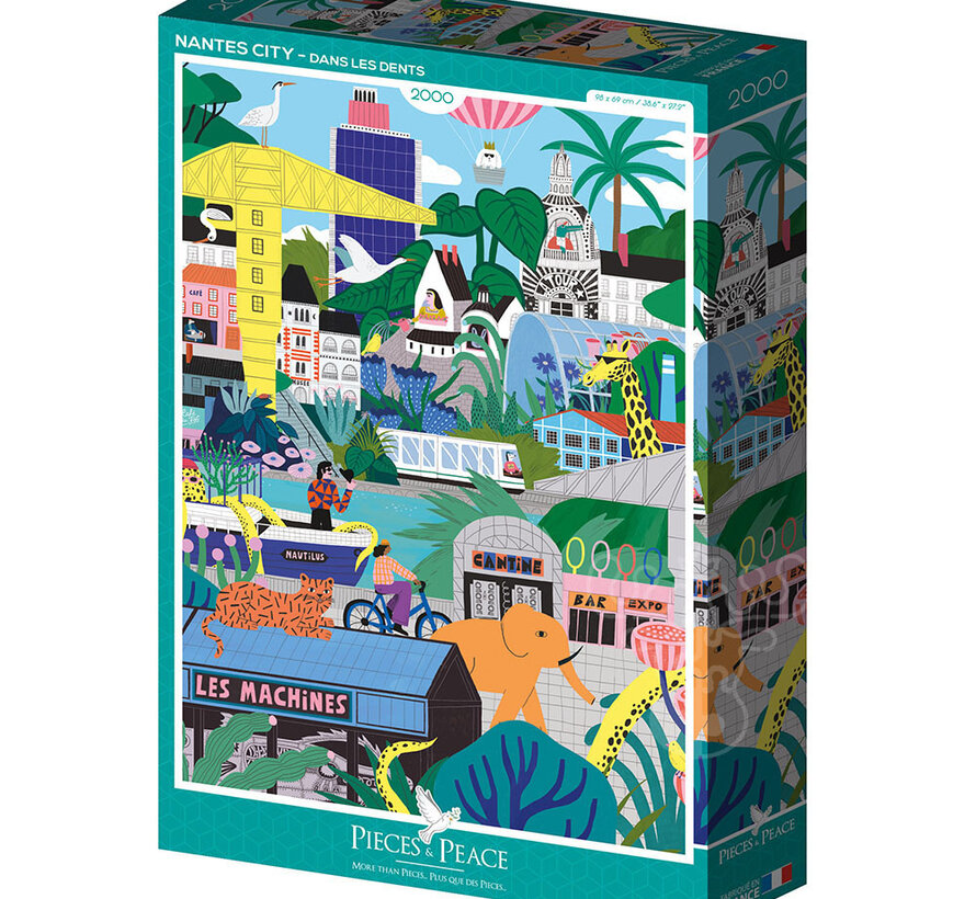 Pieces & Peace Nantes City Puzzle 2000pcs
