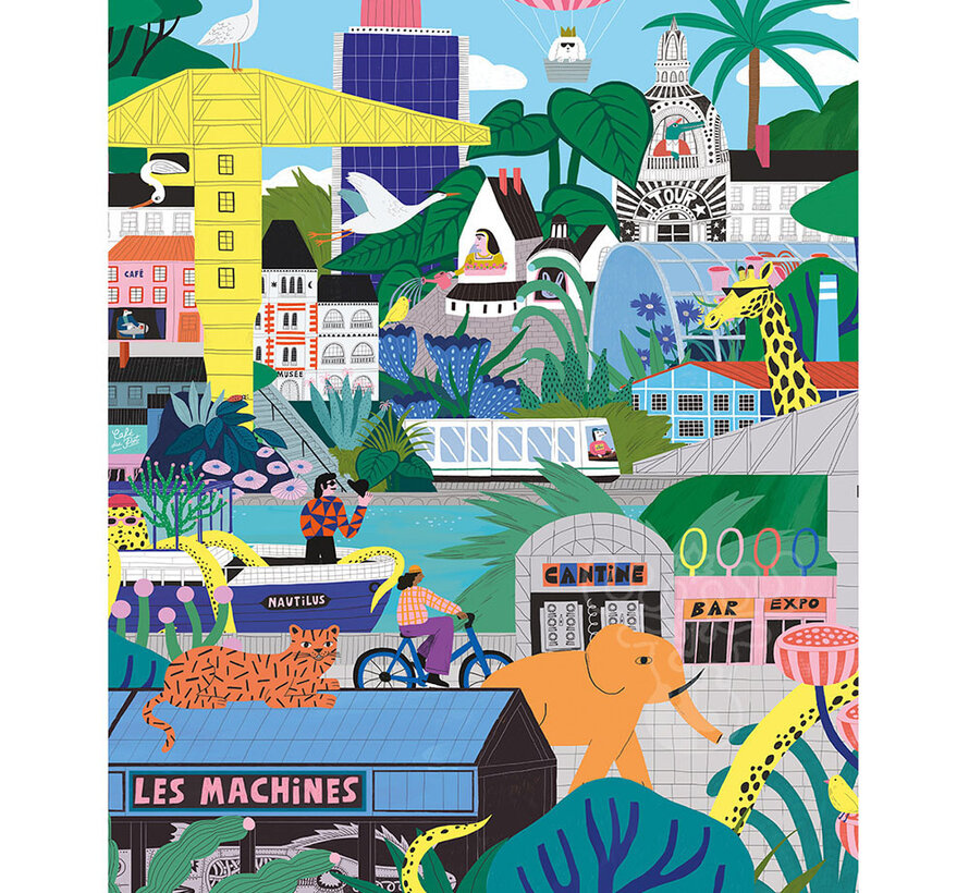 Pieces & Peace Nantes City Puzzle 2000pcs