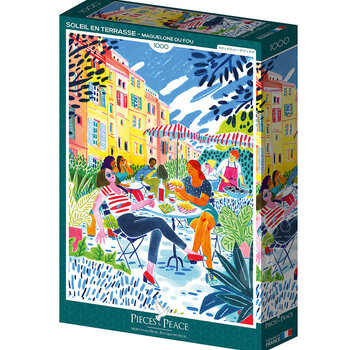 Pieces & Peace Pieces & Peace Sun on the Terrace Puzzle 1000pcs