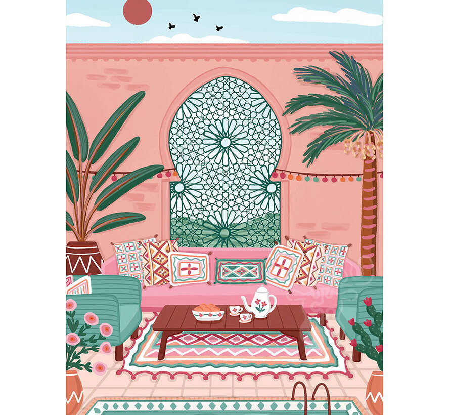 Pieces & Peace Morocco hotel Puzzle 500pcs