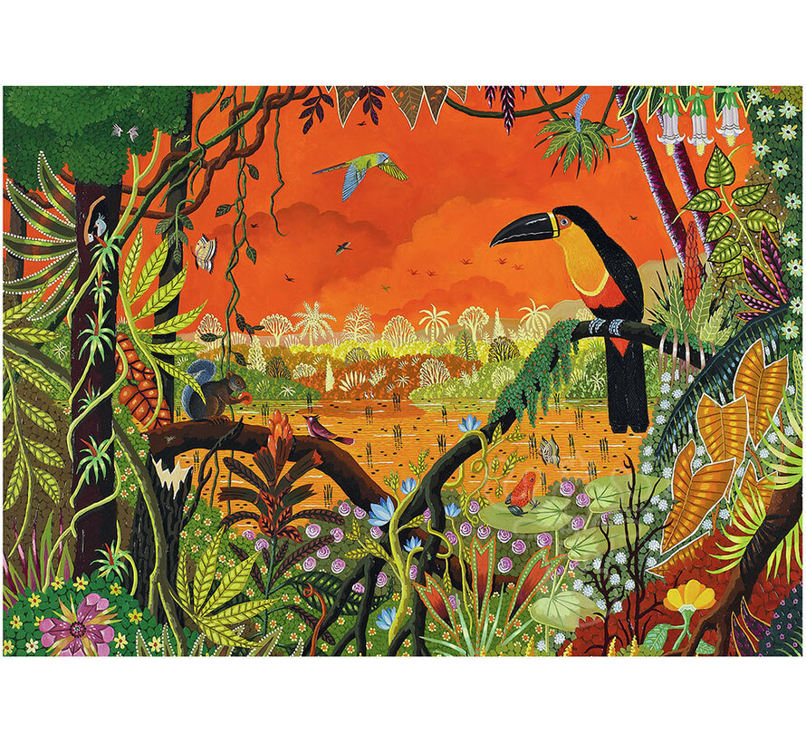 Pieces & Peace Toucan Ariel Puzzle 1000pcs