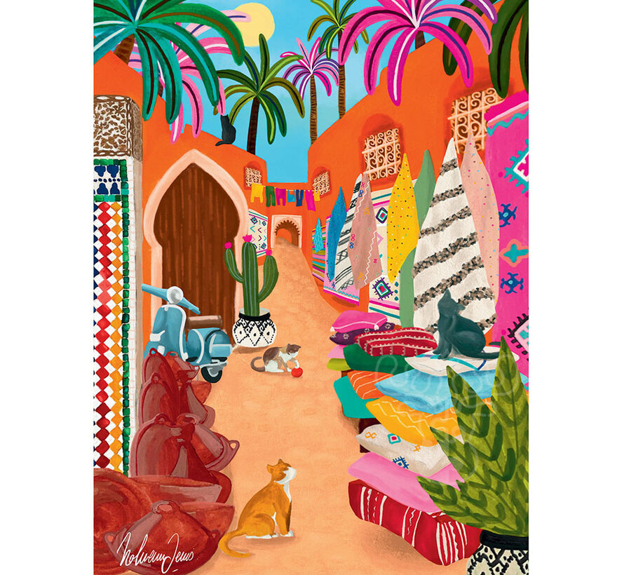 Pieces & Peace Souk Marrakech Puzzle 1000pcs