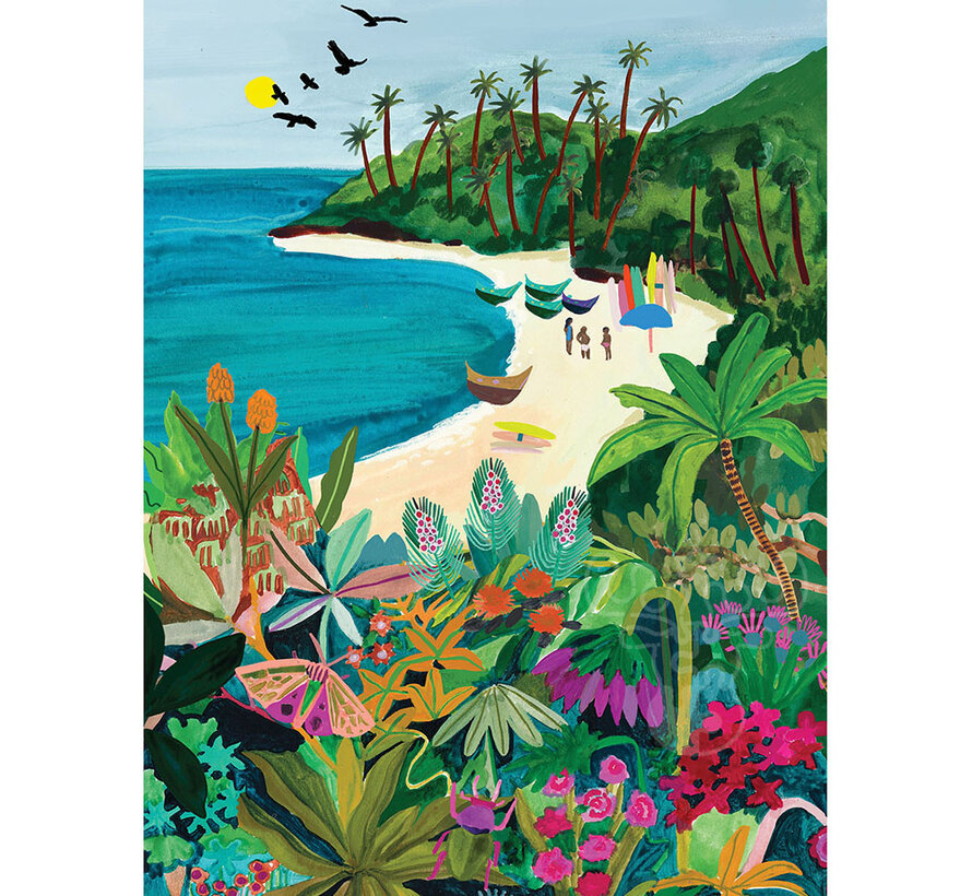 Pieces & Peace Beach Butterfly Puzzle 500pcs